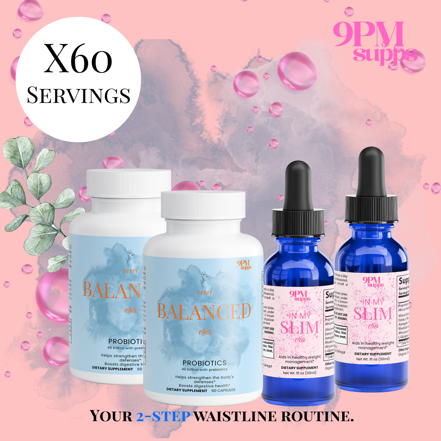 🌸The Waistline Ritual: Diet Drops + 4B Probiotic
