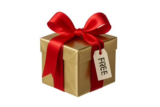 a free gift image with transparent background.